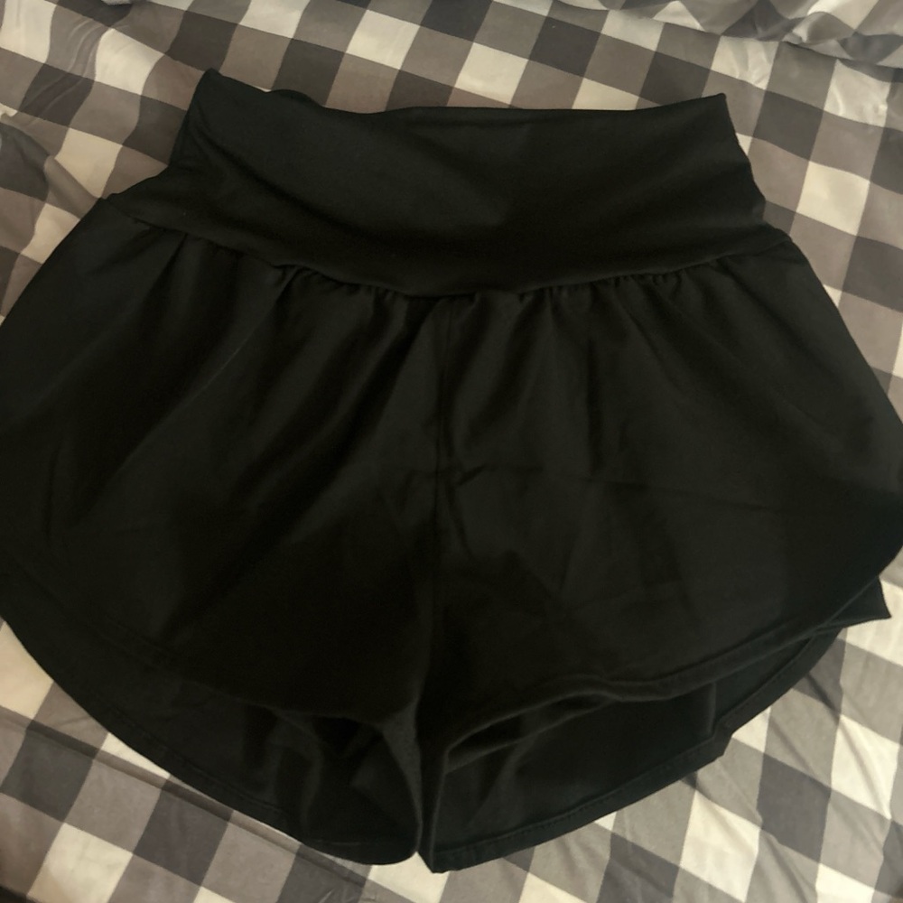 Source Unknown Women's Black Athletic Shorts